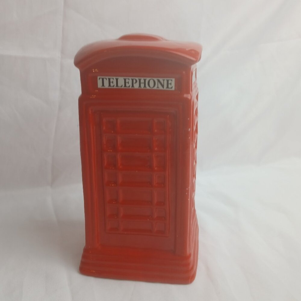 Churchill's Red Phone Booth Piggy Bank